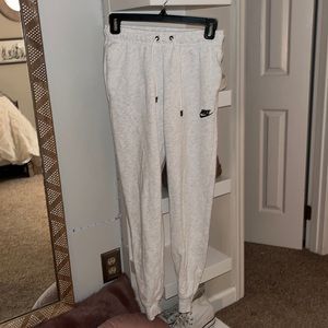 Nike White Sweatpants